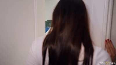 Spotting Her Step Mom