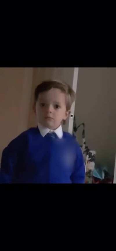 Hold my juice box while I uppercut Father Christmas