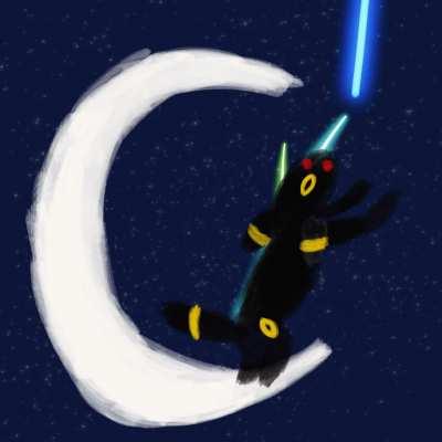 Umbreon Minior shower