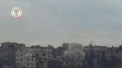 Interesting video of an FSA 16th Division being engaged by incoming fire while also filming a 