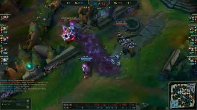 Yi recently got a penta, Neeko knew the enemies greatest fear.