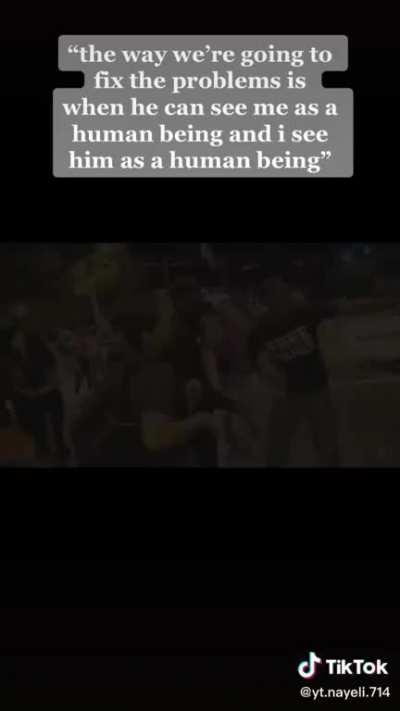 Not sure if it belongs but man passionately defends both sides