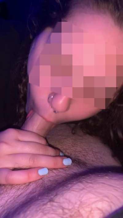 This always happens when he whips it out in front of me…