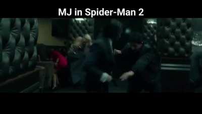MJ in Spider-Man 1 vs Spider-Man 2