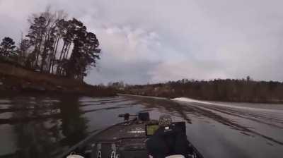 WCGW when you drive drive your boat too fast for your skill level