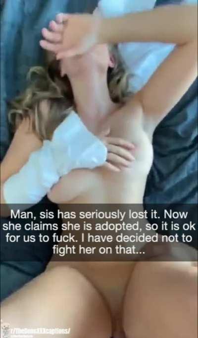 Any excuse to get her brothers’ cock