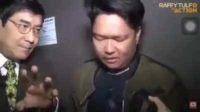 When you're trying to be serious but you laugh at your own English