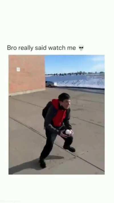 Bro really said watch me 💀