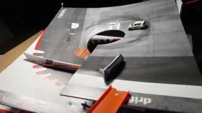 Ken Block doing the downhill spiral Driftpad 270deg drift: