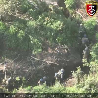 ua pov - 30th Brigade storms Russian positions killing several at point blank range. Near Bakhmut, August 2023.