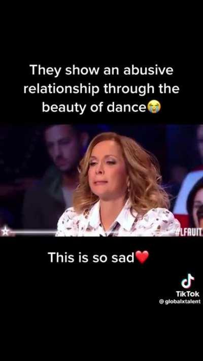 An abusive relationship shown by dance