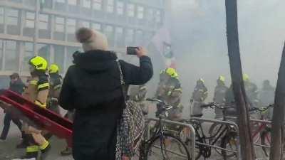 Protest gasilcev 🔥