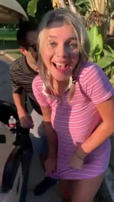 Creampied In Public..