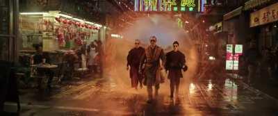 Shouldn't the car go in the desert and like, hit them?