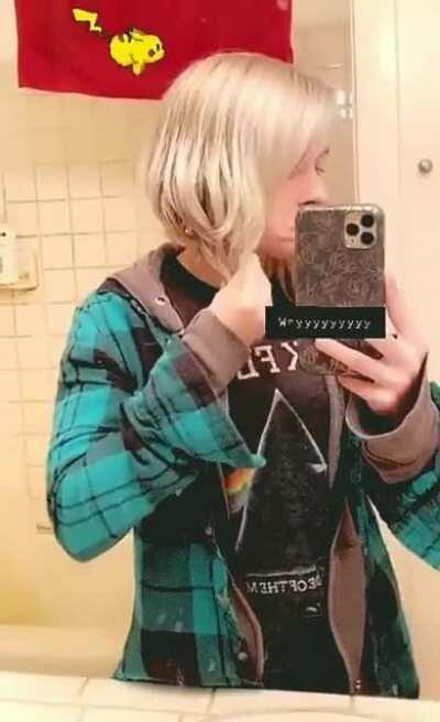 And Then They Banned That App [F IRL REAL Human -> F Toon/Anime Poke-Girl/Pikachu; Breast Expansion, Toon/Anime TF, Toonification/Animeification, Rotoscope] [Pokemon] by mankor/mainkore