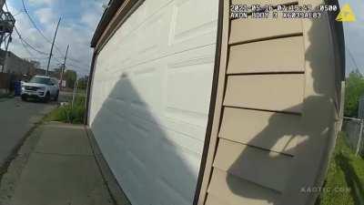 When told to take his hands out of his pockets, suspect asks 