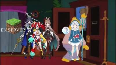 Gura walking into the EN server like:
