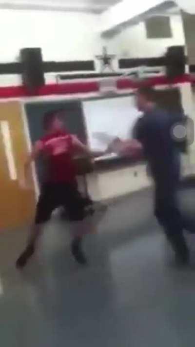 lockeroom altercation