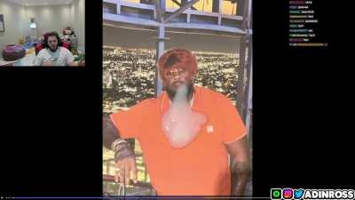 Adin Ross Watches Cum Tribute Of His Family & Friends And Does Not Click Off