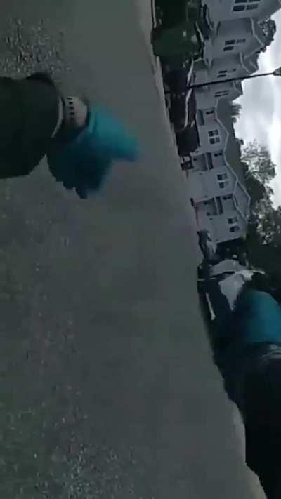 Cop mistakes acorn for gunshot..