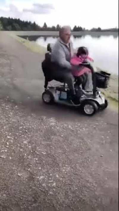 Grandpa took a ride