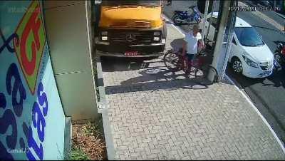 he almost had his bike stolen