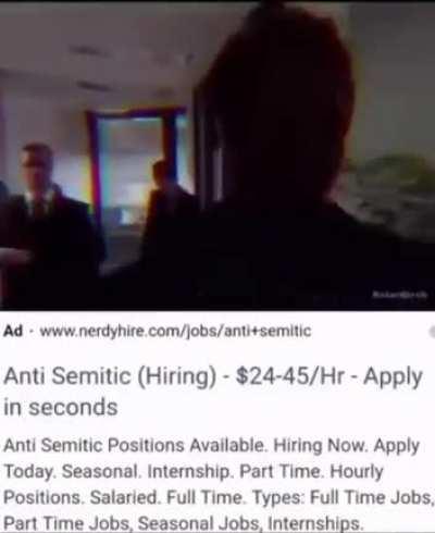 Anti Semitic (Hiring) - $24-45/Hr - Apply in seconds
