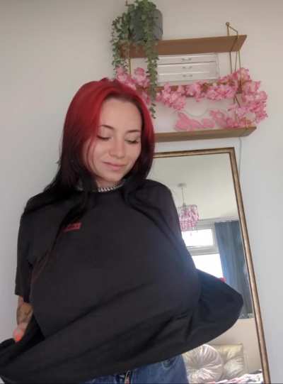 I love when I don't wear a bra