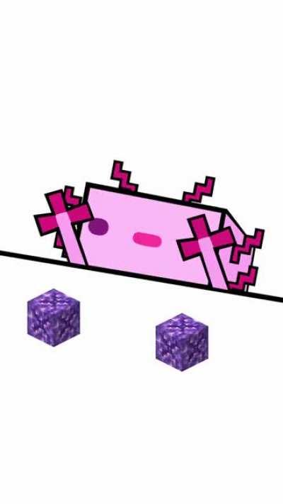 Minecraft Axolotl is the new Bongo Cat (I had to fix the sound)