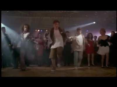 Clip of Brendan Fraser from the movie Encino Man 1992 where he plays a caveman