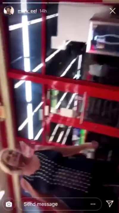 Woman says N word, gets knocked out