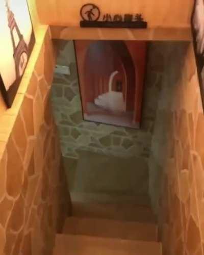 This hidden staircase
