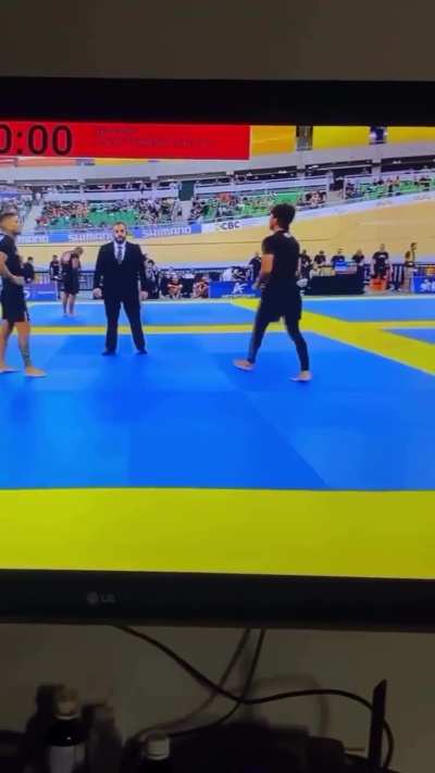 Wrestler celebrates thinking he won using his ridiculous moves