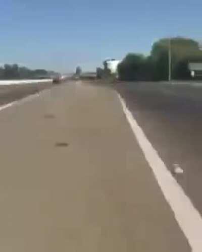 Endangering everyone on the road for a cool Snapchat video