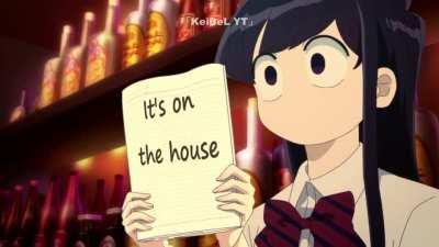 Stand user : komi stand name : Ice T