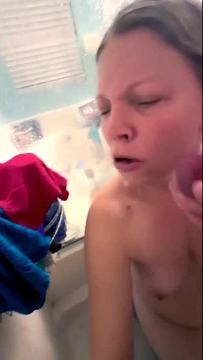 think she'll get use to it eventually?