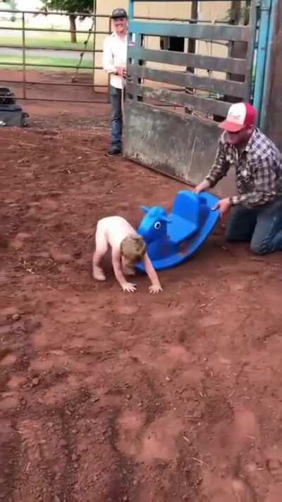HMJB while i round up this buckin' bronco