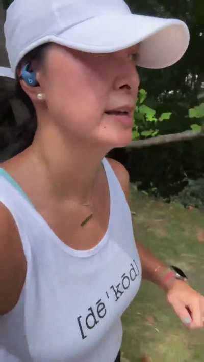 Anne from Columbia SC on a neighborhood run!