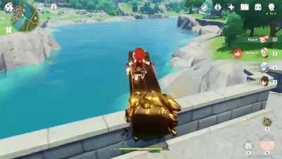 A Wholesome use of Zhongli's E, Geronimooo!