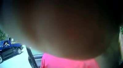 Man arrested for....doing exactly what he was told