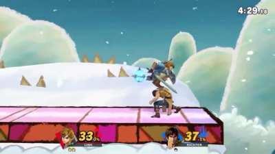 Z Drop Nair Loops into a Z drop footstool combo