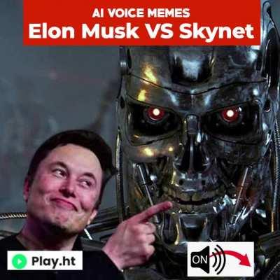 Elon Musk VS Skynet - Made with play.ht