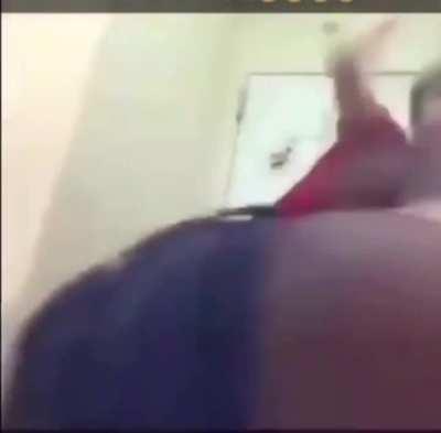 She got destroyed. Girl fight beatdown