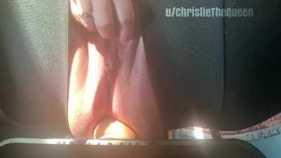 My clit gets so hard when I let go