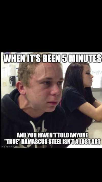 True Damascus Steel is not a lost art