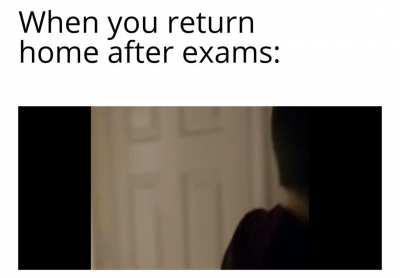 Me after my Machine Design exam