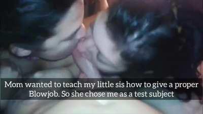 Damn mom, her mouth feels just like yours!