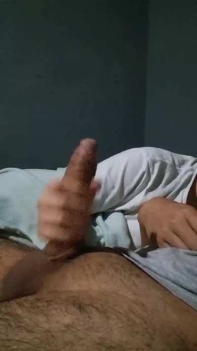 she entertains herself with my cock