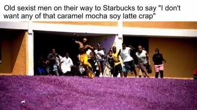 The barista definitely has never heard that before!!