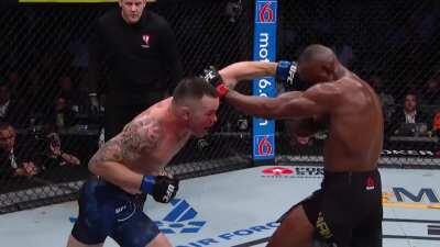 One of the greatest striking bangers of the decade came from two 'wrestlers' [Kamaru Usman vs Colby Covington]